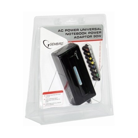 Gembird univerzális 90W univerzális notebook hálózati töltő adapter