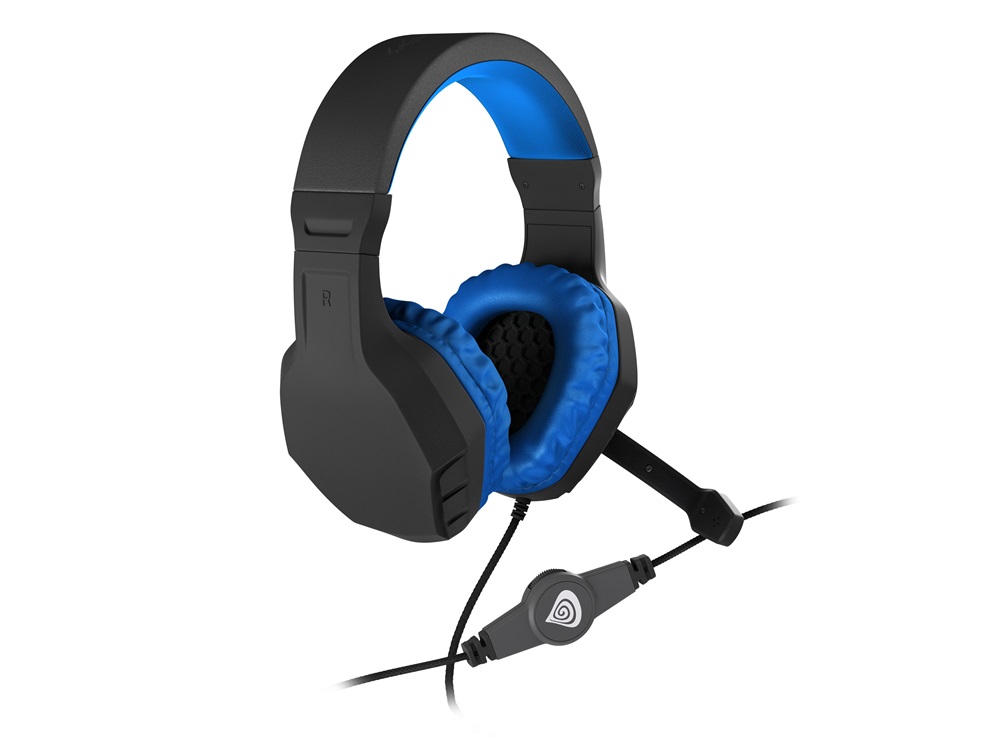 Genesis NSG-0901 Argon 200 2.0 kék-fekete gamer headset