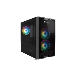 Genesis NPC-1520 Irid 353 ARGB MicroTower PC ház, fekete