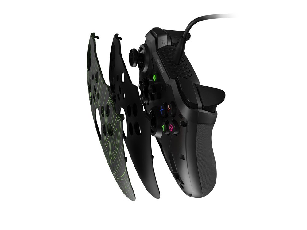 Genesis NJG-2103 Mangan 300 PC/Nintendo Switch/PS4/PS5/Mobil/Xbox One/Xbox Series fekete kontroller