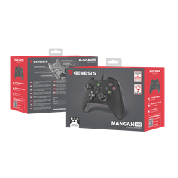 Genesis NJG-2103 Mangan 300 PC/Nintendo Switch/PS4/PS5/Mobil/Xbox One/Xbox Series fekete kontroller
