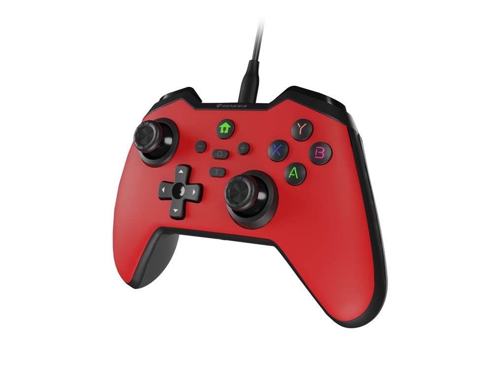 Genesis NJG-2105 Mangan 300 PC/Nintendo Switch/PS4/PS5/Mobil/Xbox One/Xbox Series piros kontroller