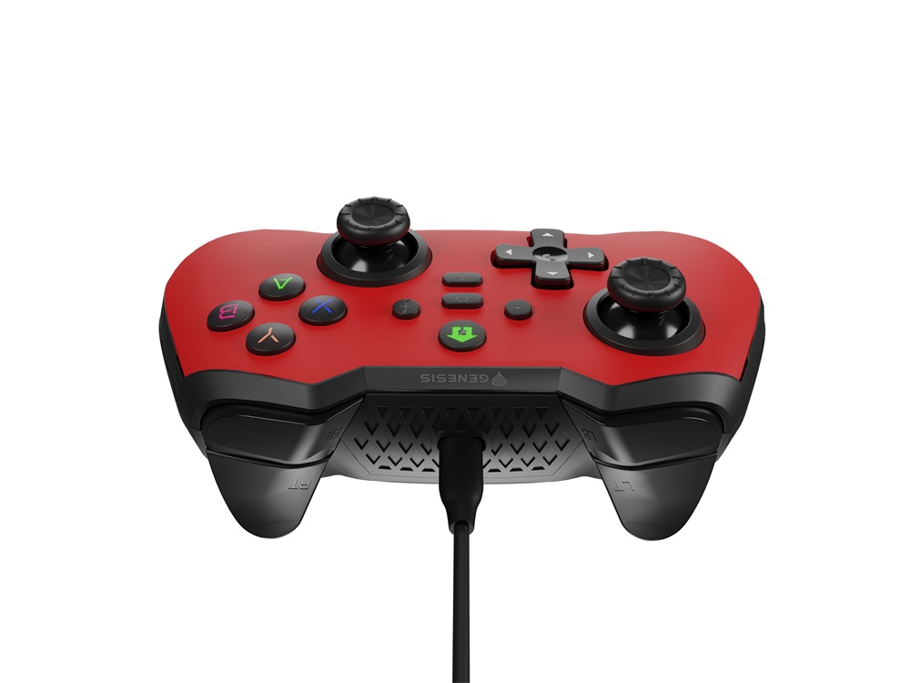 Genesis NJG-2105 Mangan 300 PC/Nintendo Switch/PS4/PS5/Mobil/Xbox One/Xbox Series piros kontroller