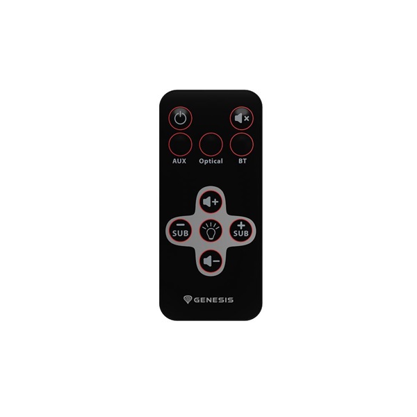 Genesis NCS-1772 HELIUM 800BT 2.1 60W Gamer hangfal, bluetooth, fekete