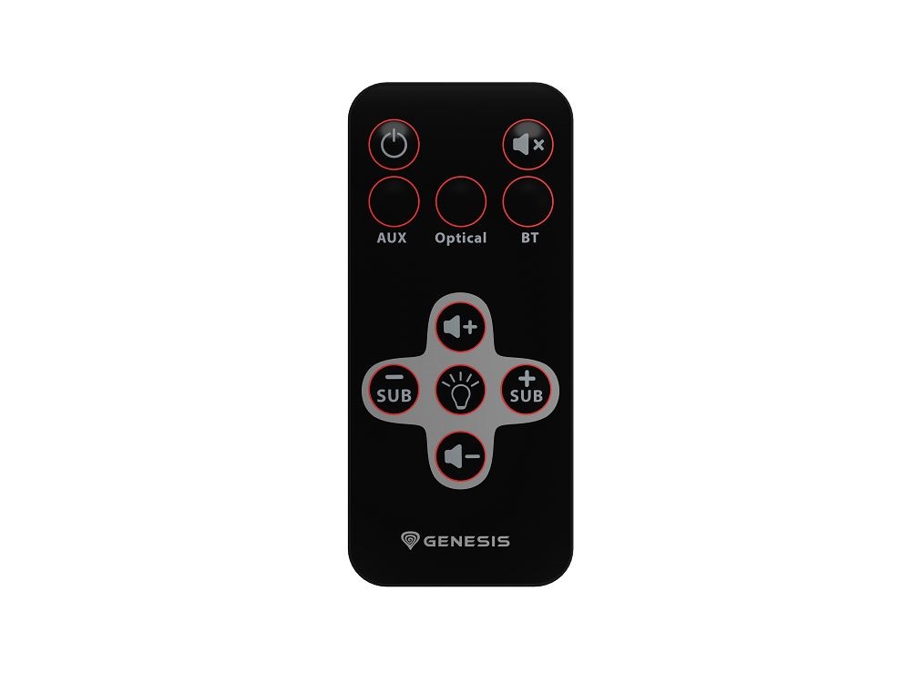 Genesis NCS-1772 HELIUM 800BT 2.1 60W Gamer hangfal, bluetooth, fekete