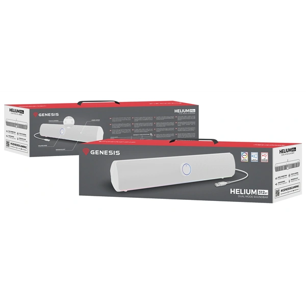 Genesis NCS-2305 Helium 312BT Bluetooth fehér 2.0 hangprojektor