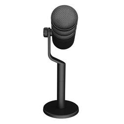 Genesis NGM-2168 Radium 350D Dynamic USB fekete stúdió mikrofon