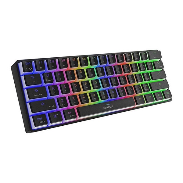 Genesis NKG-1914 Thor 660 TKL (angol) mechanikus gaming billentyűzet, US, RGB világítással, Brown switch