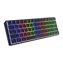Genesis NKG-1914 Thor 660 TKL (angol) mechanikus gaming billentyűzet, US, RGB világítással, Brown switch