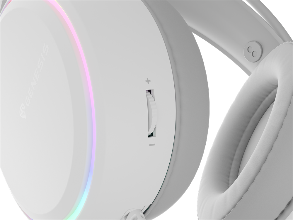 Genesis NSG-2093 Neon 613 RGB fehér gamer headset