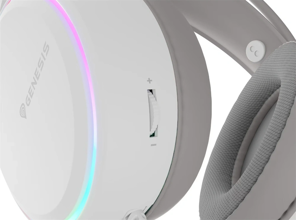 Genesis NSG-2308 Neon 613 G2 RGB USB fehér gamer headset