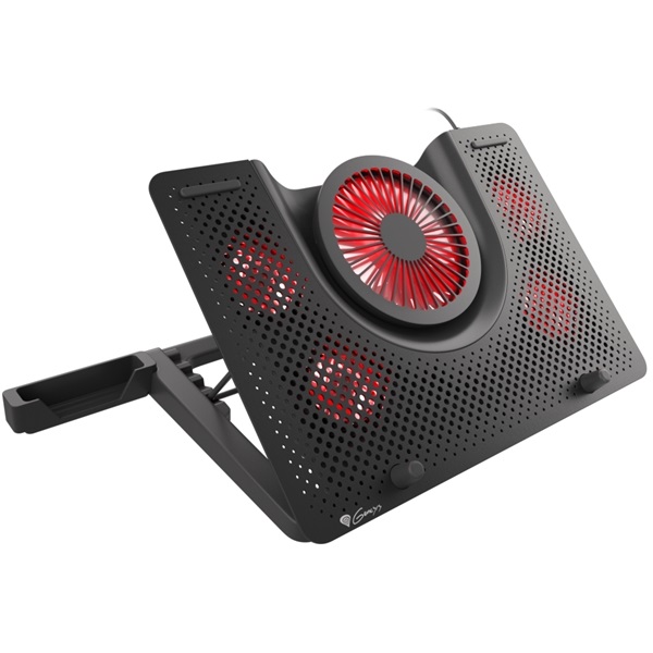 Genesis NHG-1411 Oxid 550 17,3" LED-es 5 ventilátoros fekete-piros notebook hűtőpad