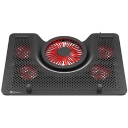 Genesis NHG-1411 Oxid 550 17,3" LED-es 5 ventilátoros fekete-piros notebook hűtőpad