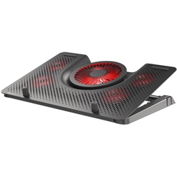 Genesis NHG-1411 Oxid 550 17,3" LED-es 5 ventilátoros fekete-piros notebook hűtőpad