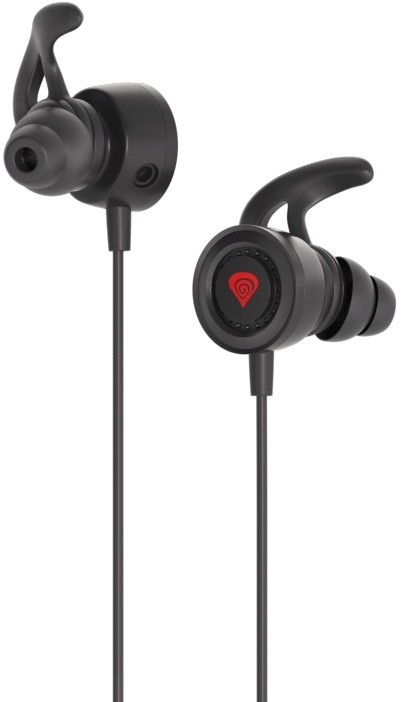 Genesis NSG-1657 Oxygen 200 mikrofonos fekete-piros gamer fülhallgató