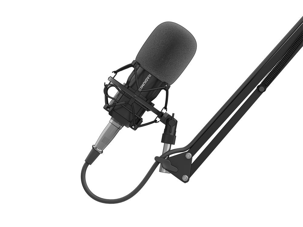 Genesis NGM-1695 Radium 300 XLR fekete stúdió mikrofon
