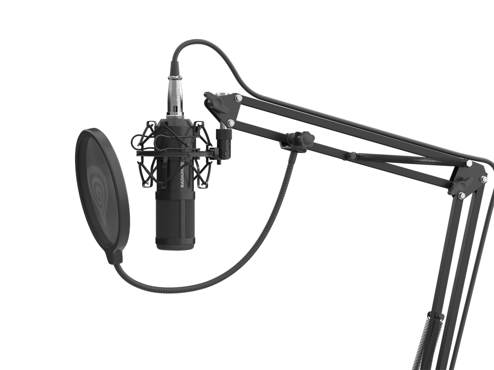 Genesis NGM-1695 Radium 300 XLR fekete stúdió mikrofon