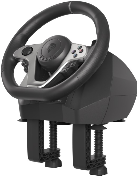 Genesis NGK-1567 Seaborg 400 PC/PS3/PS4/Xbox One/Xbox 360/Nintendo Switchl fekete kormány