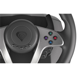 Genesis NGK-1567 Seaborg 400 PC/PS3/PS4/Xbox One/Xbox 360/Nintendo Switchl fekete kormány
