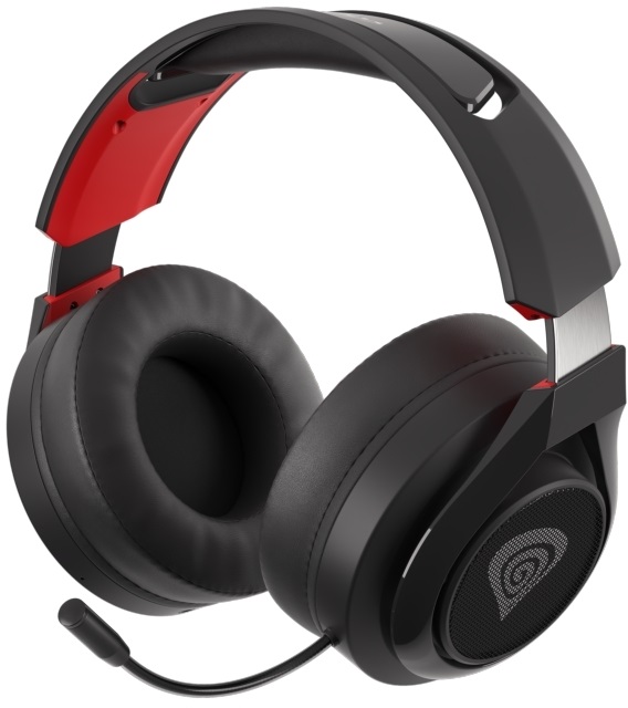 Genesis NSG-1673 Selen 400 vezeték nélküli fekete gamer headset