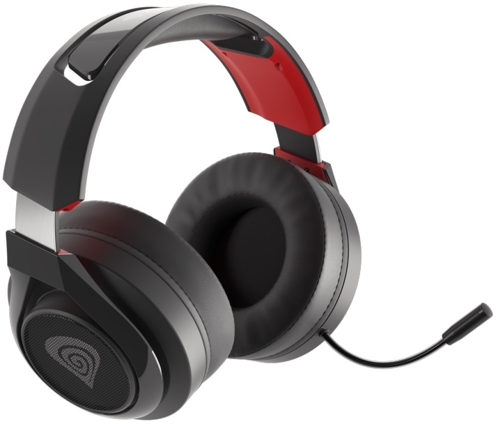 Genesis NSG-1673 Selen 400 vezeték nélküli fekete gamer headset