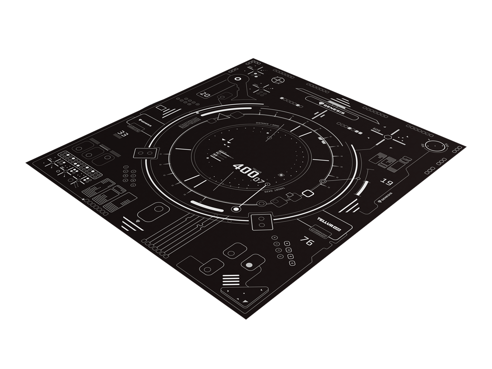 Genesis NDG-2065 Tellur 400 110x110 cm Protective gamer szőnyeg