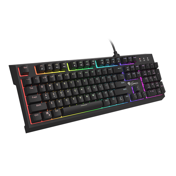 Genesis NKG-1645 Thor 210 RGB Gamer billentyuzet, US kiosztás