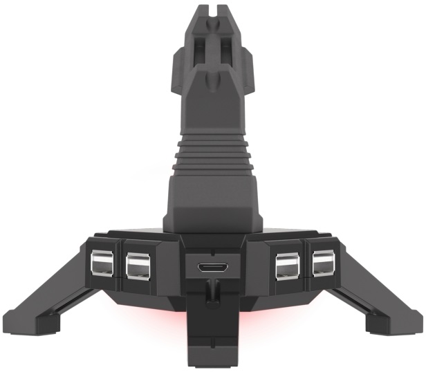 Genesis NBU-1441 Vanad 300 USB-s fekete gamer egérkábeltartó
