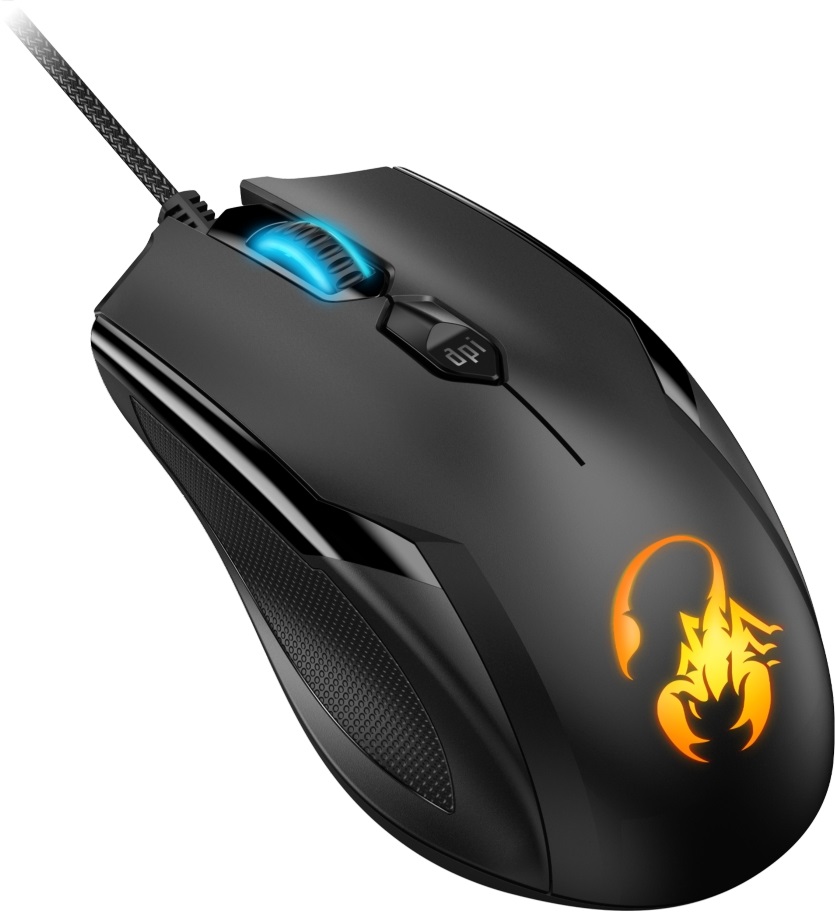 Genius Ammox X1-600 USB fekete gamer egér