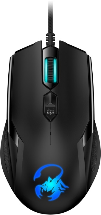 Genius Ammox X1-600 USB fekete gamer egér