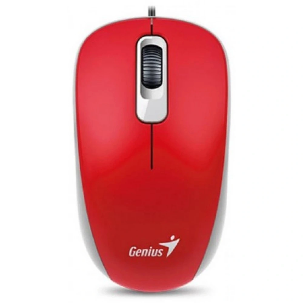 Genius DX-110 USB piros-fekete egér