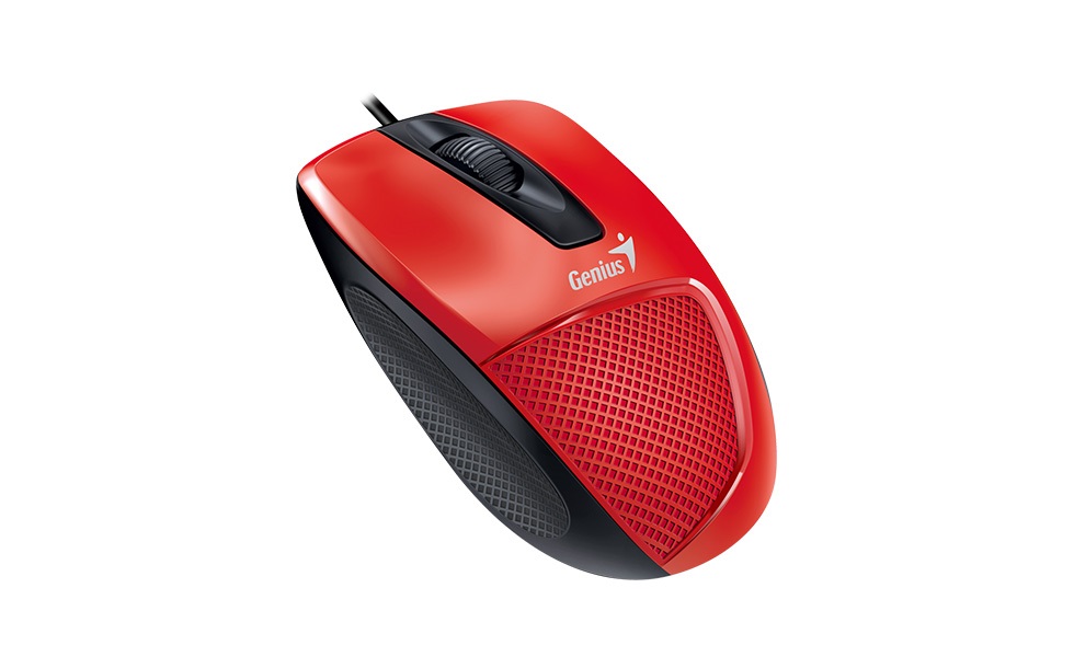 Genius DX-150x USB piros-fekete egér