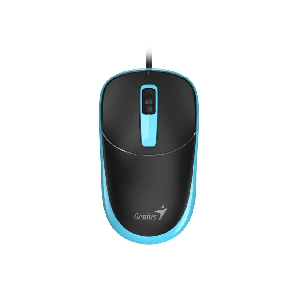 Genius DX-123 EU Vezetékes kék optikai egér