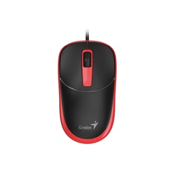 Genius DX-123 EU Vezetékes piros optikai egér