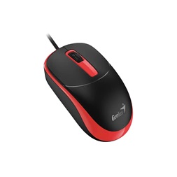 Genius DX-123 EU Vezetékes piros optikai egér