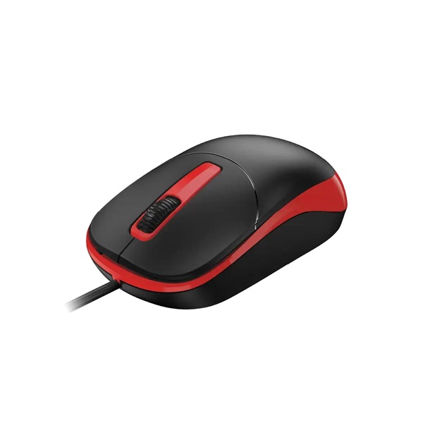 Genius DX-123 EU Vezetékes piros optikai egér