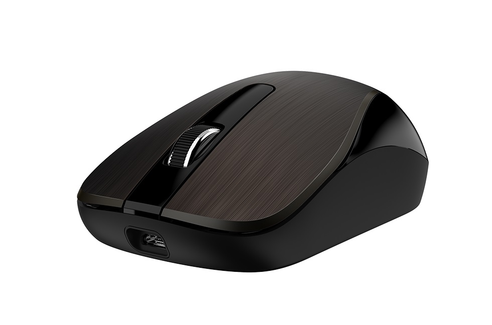 Genius ECO-8015 sötétbarna vezeték nélküli egér