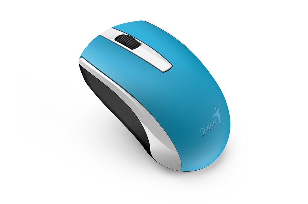 Genius ECO-8100 vezeték nélküli újratölthető kék egér