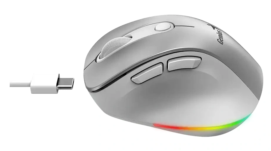 Genius Ergo 9000S PRO vezeték nélküli Ezüst egér