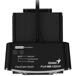 Genius Facecam Quiet  acélszürke webkamera