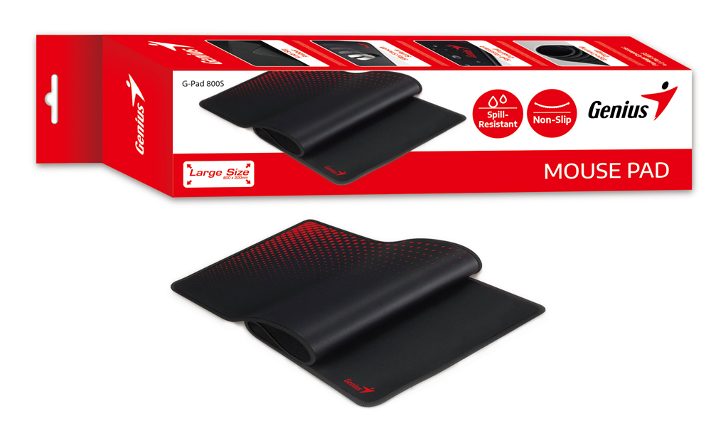 Genius GX-Pad 800S RGB L gamer egérpad