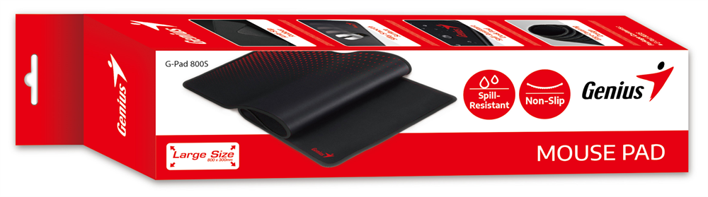 Genius GX-Pad 800S RGB L gamer egérpad