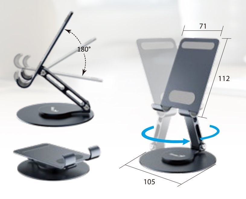 Genius G-Stand M100 szürke telefon állvány