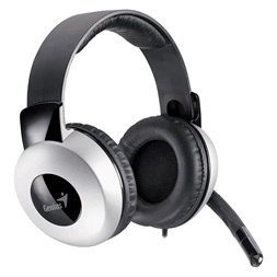 Genius HS-05A jack fekete headset (Újszerű)