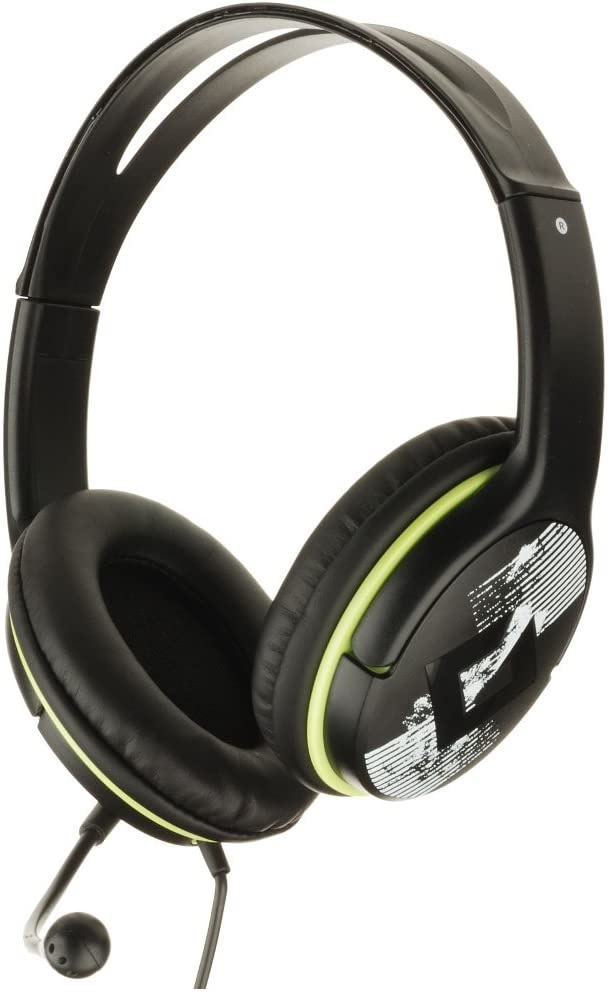 Genius HS-400A dual jack mikrofonos PC zöld headset
