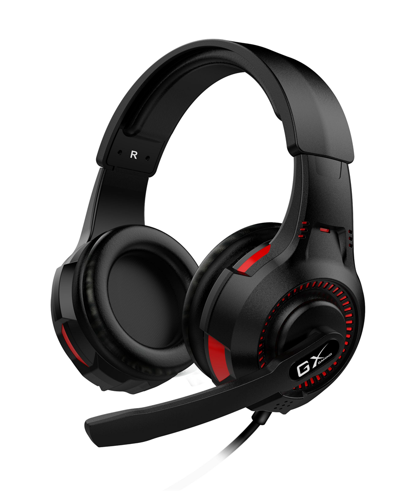 Genius HS-G600V jack gamer mikrofonos fekete headset