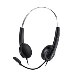 Genius HS-220U USB-C fekete headset Copilot gombbal