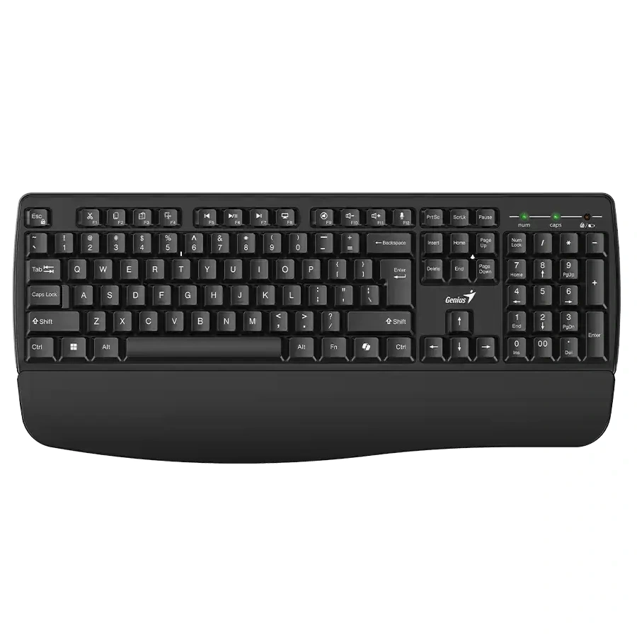 Genius KB-7123 HUN vezeték nélküli fekete billentyűzet