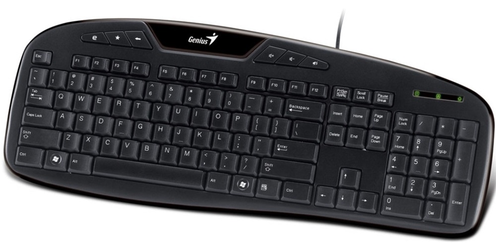 Genius KB-M205 HUN USB piros-fekete billentyűzet