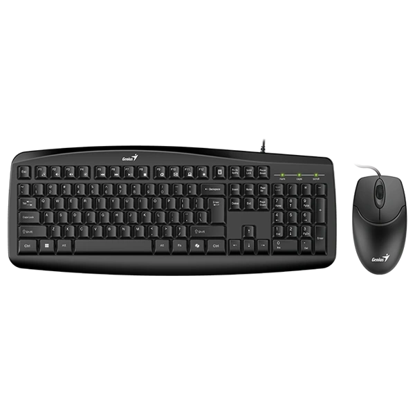 Genius KM-200 SMART HUN fekete multimédiás billentyűzet + egér